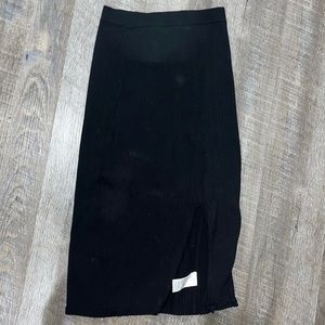 Free People midi knit skirt